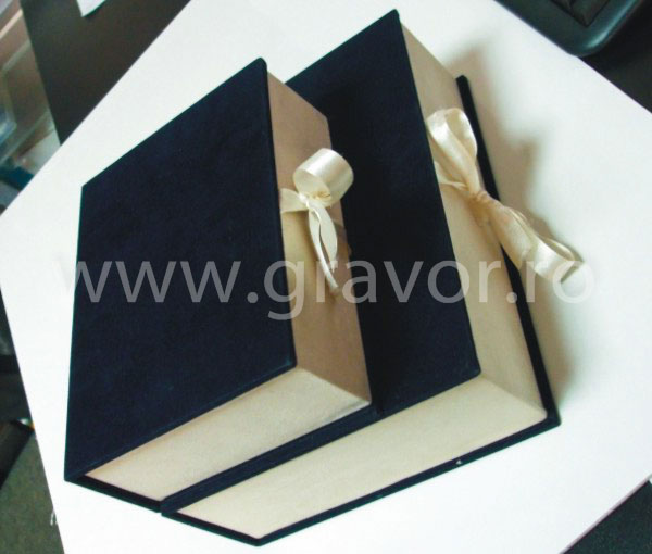 Casete plusate pentru trofee gravate