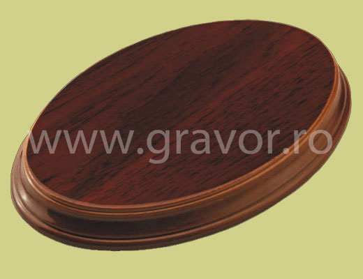 Placa ovala lemn nuc